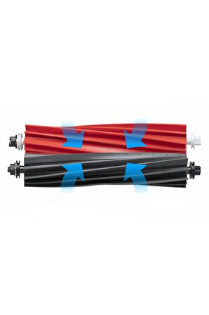 ROBOROCK Q8 max Q8 max plus uyumlu yedek ana fırça çift