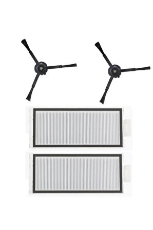 Roborock Q8 Max Uyumlu HEPA Filtre Yan Fırça Seti