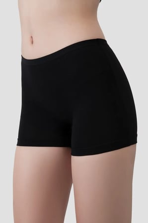 Premium 3'lü Paket Kadın Siyah Boxer Şort Pamuklu Likralı Günlük Tarz Bayan Giyim Modern Stil