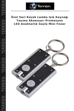 Özel Seri Küçük Lamba Işık Kaynağı Taşıma Aksesuarı Promosyon LED Anahtarlık Güçlü Mini Fener