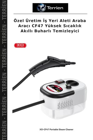 Özel Üretim İş Yeri Aleti Araba Aracı CF47 Yüksek Sıcaklık Akıllı Buharlı Temizleyici