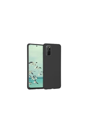 Samsung Galaxy S20 Plus Uyumlu Silikon Lansman Telefon Kılıfı - Siyah