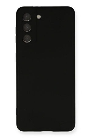 Samsung Galaxy S21 Plus Uyumlu Silikon Lansman Telefon Kılıfı - Siyah