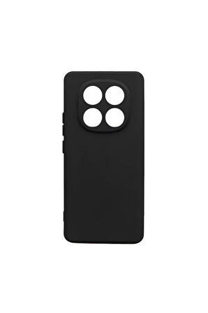 Xiaomi Redmi Note 14 Pro 5G Uyumlu Silikon Lansman Telefon Kılıfı - Siyah