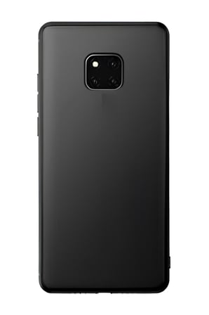 Huawei Mate 20 Pro Uyumlu Silikon Lansman Telefon Kılıfı - Siyah