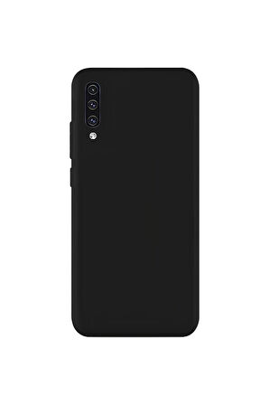 Samsung Galaxy A50 Uyumlu Silikon Lansman Telefon Kılıfı - Siyah