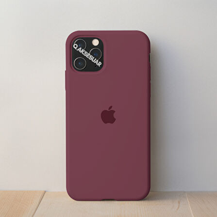 İphone 6/6S Uyumlu Içi Kadife Logolu Lansman Silikon Kılıf Kapak 