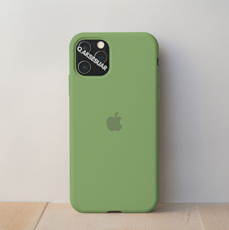 İphone 8 Plus Uyumlu Içi Kadife Logolu Lansman Silikon Kılıf Kapak 