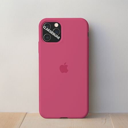 İphone SE 3.Nesil (2022) Uyumlu Içi Kadife Logolu Lansman Silikon Kılıf Kapak 