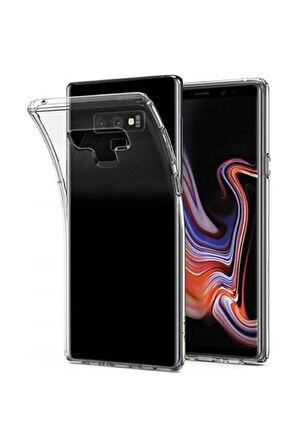Samsung Galaxy Note 9 Uyumlu Renksiz Silikon Şeffaf Telefon Kılıfı