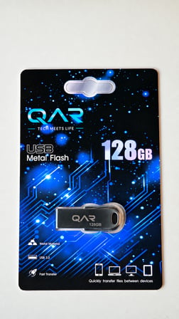QAR Usb Flash Bellek Metal 128 GB Usb 3.0 Garantili Güvenli
