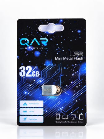 QAR Usb Flash Bellek Mini Metal 32 GB Usb 3.0 Garantili Güvenli