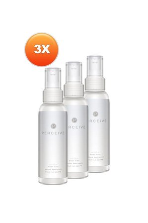 perceive kadın vücut spreyi 100 ml. üçlü set