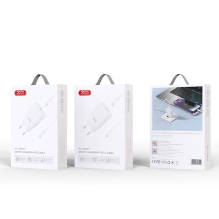 Özel Üretim Cihaz Şarjı Güç Adaptörü İkili Set L126 20W PD Hızlı Şarj Aleti Seti