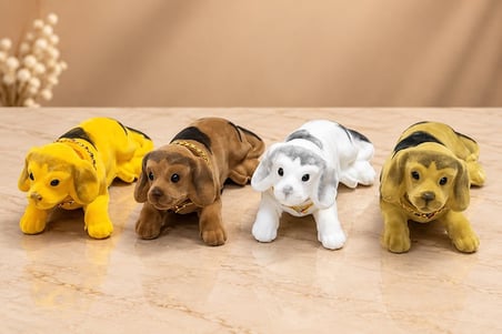 Delux Serisi Hediyelik Maskot Araba Süsü Kafa Salayan Köpek