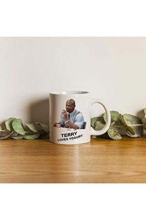 Terry Loves Yogurt Brooklyn Nine Nine Baskılı Kupa Bardak