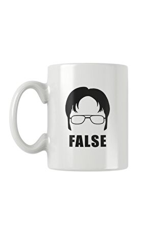 Dwight Schrute False The Office Baskılı Kupa Bardak