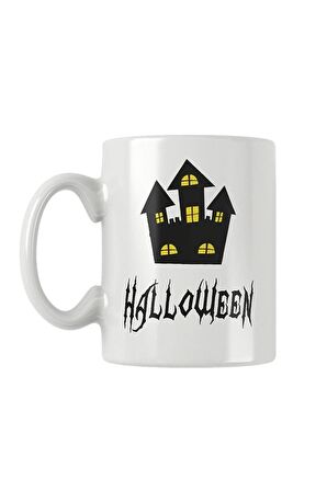 Halloween Baskılı Kupa Bardak