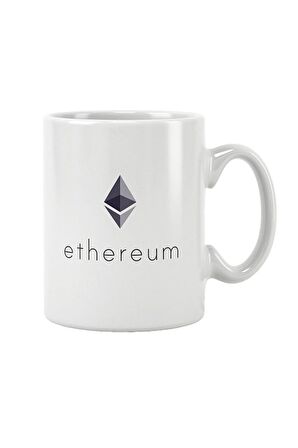 Ethereum Bitcoin Baskılı Kupa Bardak