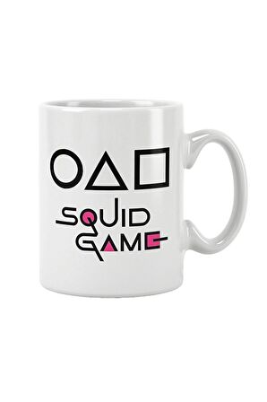 Squid Game Hediye Eğlenceli Baskılı Kupa Bardak