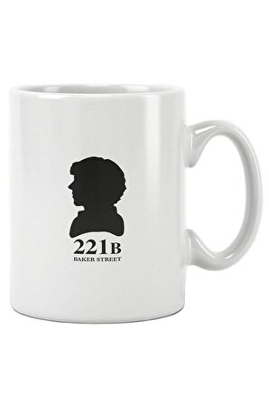 Sherlock 221B Baker Street Baskılı Kupa Bardak