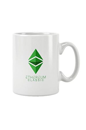 Ethereum Classic Bitcoin Baskılı Kupa Bardak