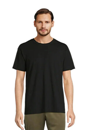 Siyah Basic Spectacular %100 Pamuklu T-Shirt