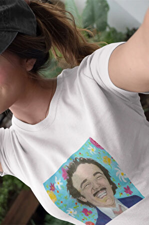 Burhan Altıntop Avrupa Yakası Baskılı Sevgili Arkadaş Doğum Günü Hediyelik Beyaz Unisex T-Shirt