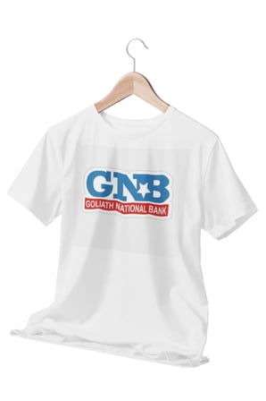 Goliath National Bank Gnb Hımym Barne Stinson How I Met Your Mother Baskılı Beyaz Unisex T-shirt