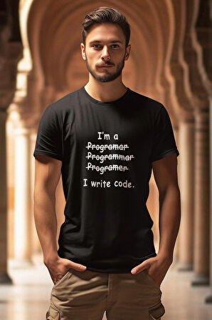 Yazılımcı Mühendis Eğlenceli Hediyelik Unisex T-Shirt