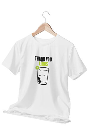 Thank You Linus Baskılı Lily How I Met Your Mother Hediyelik Eğlenceli Beyaz Unisex T-Shirt