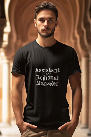 Assistant To The Regional Manager Dwight Schrute Baskılı The Office Eğlenceli Renkli Unisex T-Shirt