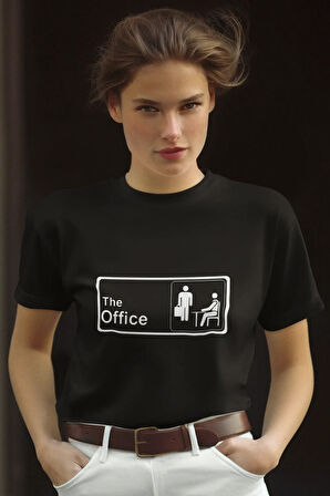 The Office Jenerik Baskılı Eğlenceli Hediyelik Renkli Unisex T-Shirt
