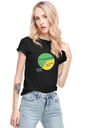 Michael Scott Procrastination The Office Baskılı Hediyelik Renkli Unisex T-Shirt