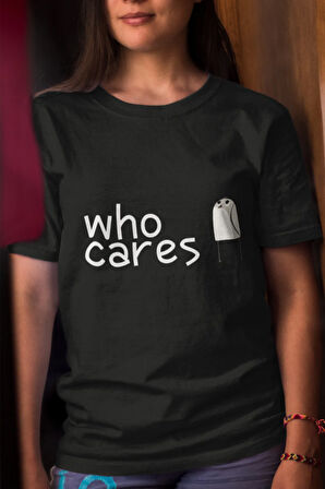 Who Cares Umursamaz Kuş Baskılı Eğlenceli Hediyelik Renkli Unisex T-Shirt