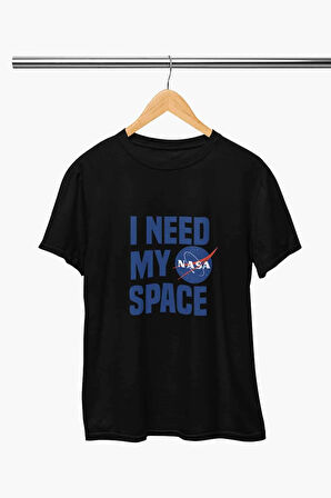 I Need My Nasa Space Uzay Temalı Baskılı Hediyelik Beyaz Unisex T-Shirt