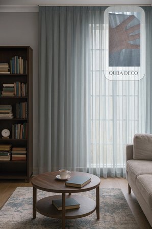 Natural Modern File Dokulu Keten Tül Perde PİLELİ Salon Oturma Odası Yatak Odası Çocuk Odası