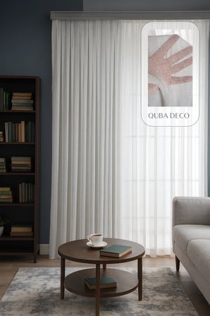 Natural Modern File Dokulu Keten Tül Perde PİLELİ Salon Oturma Odası Yatak Odası Çocuk Odası