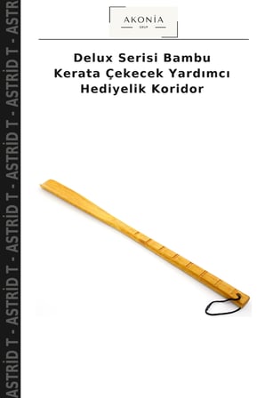 Delux Serisi Bambu Kerata Çekecek Yardımcı Hediyelik Koridor