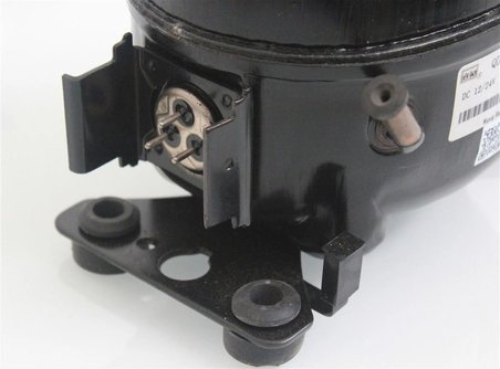 Araç İçi Buzdolabı Kompresörü 12V 24V QDZY35D R600a Karavan Tekne Kamyon Mini Buzdolabı Soğutma Kompresör Seti Kontrol Modülü Dahil