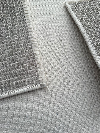 Atlas Halı Ecole QF02A Kahverengi Pamuk Akrilik Silinebilir Leke Tutmaz Yumuşak Dokulu Kilim Halı