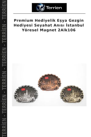 Premium Hediyelik Eşya Gezgin Hediyesi Seyahat Anısı İstanbul Yöresel Magnet 2Alk106