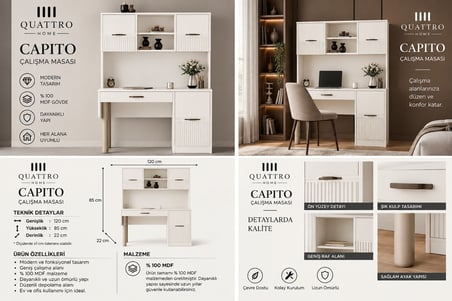 CAPITO ÇALIŞMA MASASI ÜNİTESİ