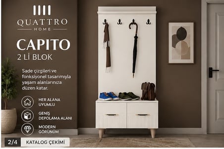 CAPITO 2 Lİ PORTMANTO