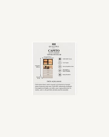 CAPITO 2 Lİ KAHVE KÖŞESİ