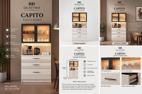 CAPITO 2 Lİ KAHVE KÖŞESİ