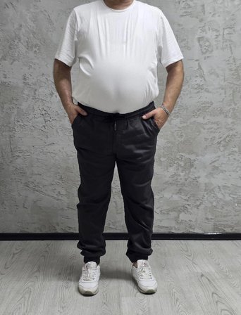 QUITS KIDS-15000-BATTAL BEDEN BEL VE PAÇA LASTİKLİ PANTOLON