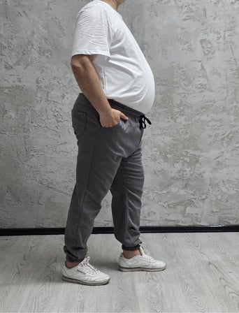QUITS KIDS-15000-BATTAL BEDEN BEL VE PAÇA LASTİKLİ PANTOLON