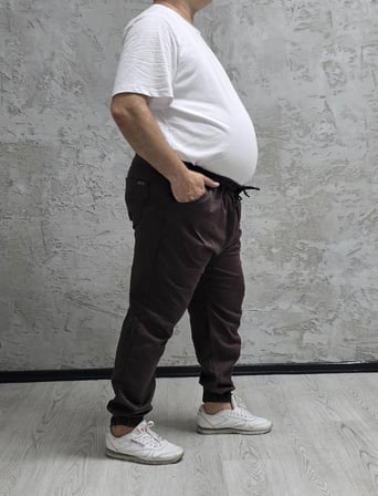 QUITS KIDS-15000-BATTAL BEDEN BEL VE PAÇA LASTİKLİ PANTOLON