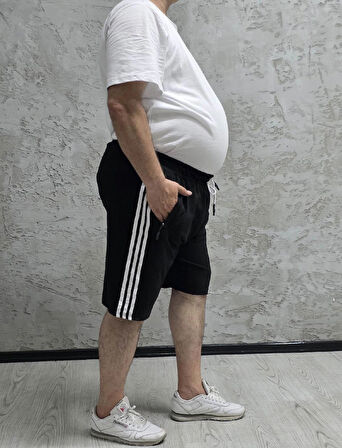 QUITS KIDS-2245-BATTAL BEDEN ŞERİTLİ ŞORT